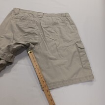 Columbia AM4488 Men's Tan/Beige Cotton Cargo Shorts Size 34 (34×10) image 10