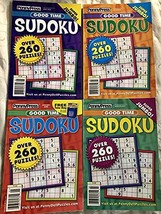 Lot of (4) Penny Press Good Time Sudoku Super Jumbo Puzzle Books Puzzles 2020 [S - £18.10 GBP
