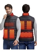 Men&#39;s Heated Vest w/ 20000mAh Battery Pack 7.4V (Rechargeable) - Size 3X... - $98.01