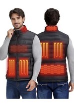 Men&#39;s Heated Vest w/ 20000mAh Battery Pack 7.4V (Rechargeable) - Size 3X... - £74.20 GBP