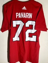 adidas  NHL T-Shirt Chicago Blackhawks Artemi Panarin Red sz XL - £6.59 GBP