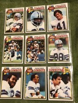 Dallas Cowboys 1979 Topps Football cards MINT - $22.00