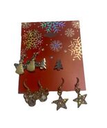 Vintage 4 PACK Christmas Dangly Earrings  (SHIPS IN 24 HRS) - $1,425.31 MXN