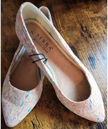 SERRA ~ Slip-On Flats ~ Women&#39;s Size 7 ~ Faux Cork ~ Memory Foam Shoes - $35.80 CAD