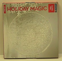 Luminarc Snowflake Platter Holiday Magic Christmas Table Serving Plate T... - £30.35 GBP