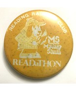 Vtg 1980 Reading Rainbow READaTHON Yellow MS Mystery Sleuth 2 1/4&quot; - $6.69