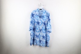 Vintage Southpole Mens Large All Over Print Baggy Fit Looped Collar Button Shirt - £43.49 GBP