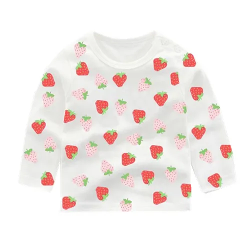  Girls Clothes Cotton Tops Children  Long Sleeve Girl Kids T-shirt Baby Boys Bab - £64.30 GBP