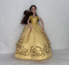 Disney Beauty &amp; the Beast Belle Doll with beautiful fashion yellow dress - £13.54 GBP