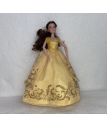 Disney Beauty &amp; the Beast Belle Doll with beautiful fashion yellow dress - £13.33 GBP