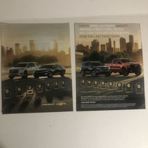 Chevrolet Silverado Malibu Traverse Print Ad Advertisement 2 Page pa10 - $5.93