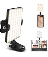 Clip Fill Video Light For Phone 2000Mah Rechargeable, 10-Level Brightness - £31.56 GBP