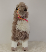 Douglas Ganz Zephyr Llama Long Lashes Alpaca Soft Cuddle Plush Toy 11&quot; N... - £9.48 GBP