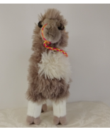 Douglas Ganz Zephyr Llama Long Lashes Alpaca Soft Cuddle Plush Toy 11&quot; N... - £9.47 GBP