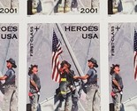 America Responds 9/11 2001 Heroes USA First Class Flag Stamp Sheet of 20... - $15.79