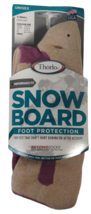 THORLO Men&#39;s Snow Board Foot Protection Crew Socks Brown - XS - £10.27 GBP