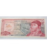 7-8-1977 MEXICO Circulated 20 Pesos Banknote Series CU - $5.00