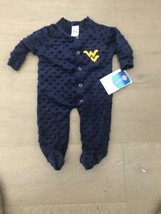 NWT Little King West Virginia Mountaineer 3-6 Month Infant Footed Pajamas Romper - £11.98 GBP