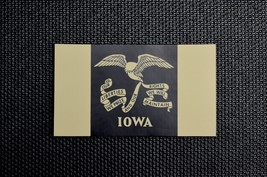 Infrared Iowa State Flag Patch IA IR US Army Navy National Guard Sheriff - £9.72 GBP