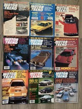 1980 Motor Trend Magazine Lot Automotive 1,2,3,4,5,6,7,9,12 Missing 8,10,11 - £24.91 GBP