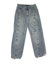 VTG DTek Jeans Mens distressed Light Blue Denim Baggy Urban Hip Hop Y2K ... - £22.40 GBP