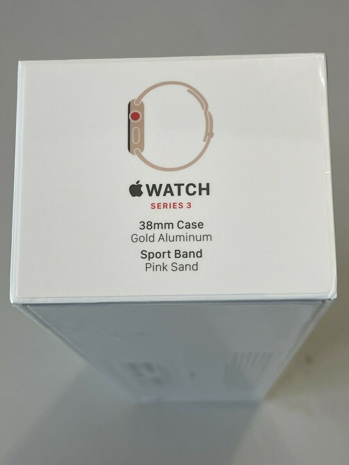 Apple watch 3 38mm gold aluminum sale