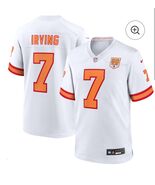 Bucky Irving #7 2025 50th Anniversary White 76&#39; Bucs Men&#39;s  Replica Jersey - $1,101.88 MXN