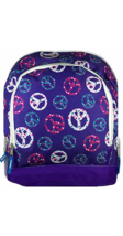 Peace Sign (purple) Full Size Backpack - £7.86 GBP