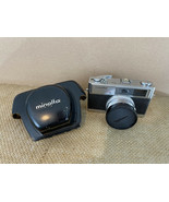 PARTS Minolta 7S Hi-Matic Film Camera Rokkor PF 45mm Lens w Leather Case... - £38.72 GBP
