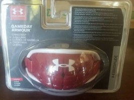 Football Under Armour #1275531 Youth UA Gameday armour Chin Strap Red/White-NEW - £54.64 GBP