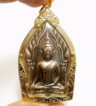 Big Khunpaen Guman Thong Lp Poon Thai Love Amulet Real Pendant Lucky Gamble Rich - £46.49 GBP