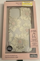 Kate spade Hardshell Case for Apple iPhone 13 12 PRO MAX 6.7” Hollyhock NEW - £14.15 GBP