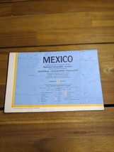 Mexico National Geographic Society Map Insert May 1973 - $186.35 MXN