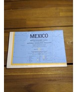 Mexico National Geographic Society Map Insert May 1973 - $9.90