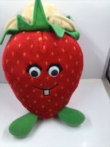 Del Monte Plush Fruit Strawberry Super Cute Red 10 inches AS-IS 1988 - £6.28 GBP