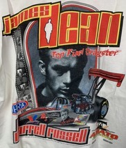 Vintage James Dean T Shirt Racing Tee Promo Men’s Medium Drag Race NHRA - £27.62 GBP