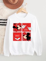  Ear Clothes Pullovers Print Lady Fashion Clothing Love Trend Style 90s Ladies F - £77.66 GBP