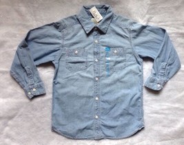 Childrens' Place Denim Shirt Size: Medium (7-8) New Ship Free Blue Рубашка - $29.99