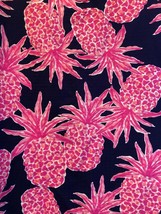 NWT G LIFESTYLE PINEAPPLE GROVE Navy Hot Pink Sleeveless Golf Shirt - S M & L image 2