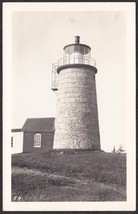 Monhegan Island, Maine RPPC - Lighthouse, Lorimer E. Brackett Photo Postcard - £15.57 GBP