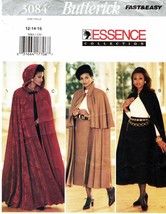 Misses&#39; CAPE &amp; SKIRT 1995 Butterick Pattern 3084 UNCUT - £9.56 GBP