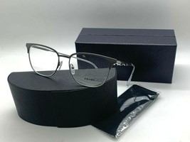 New Prada Vpr 59U TY3-101 Matte Gunmetal Eyeglasses Frames 55-17-150MM Italy - £91.54 GBP