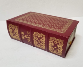 War and Peace Easton Press 1981 Bookmark Gilt Pages Leather Red Tolstoy - £65.84 GBP