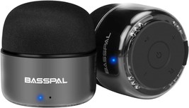 Basspal Portable Bluetooth Speakers, Small True Wireless Stereo (Tws), 2 Pack - £35.91 GBP