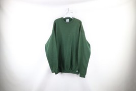 Vintage 90s Streetwear Mens XLT Faded Blank Heavyweight Crewneck Sweatshirt USA - £45.06 GBP