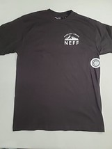 Neff Mens Size L Black Forever Fresh Logo Graphic Tee T Shirt - £15.48 GBP