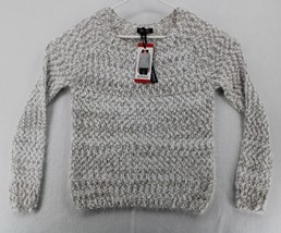 Buffalo by David Bitton Womens Eyelash Sweater SZ M Grey Relaxed Fit Twi... - £3.99 GBP