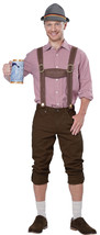 California Costumes Men&#39;s Lederhosen Kit, Brown, One Size - £86.88 GBP