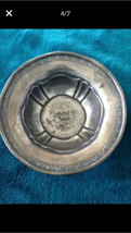 vintage sterling silver collectible 1940&#39;s decorative candy dish 6&quot; - £195.45 GBP