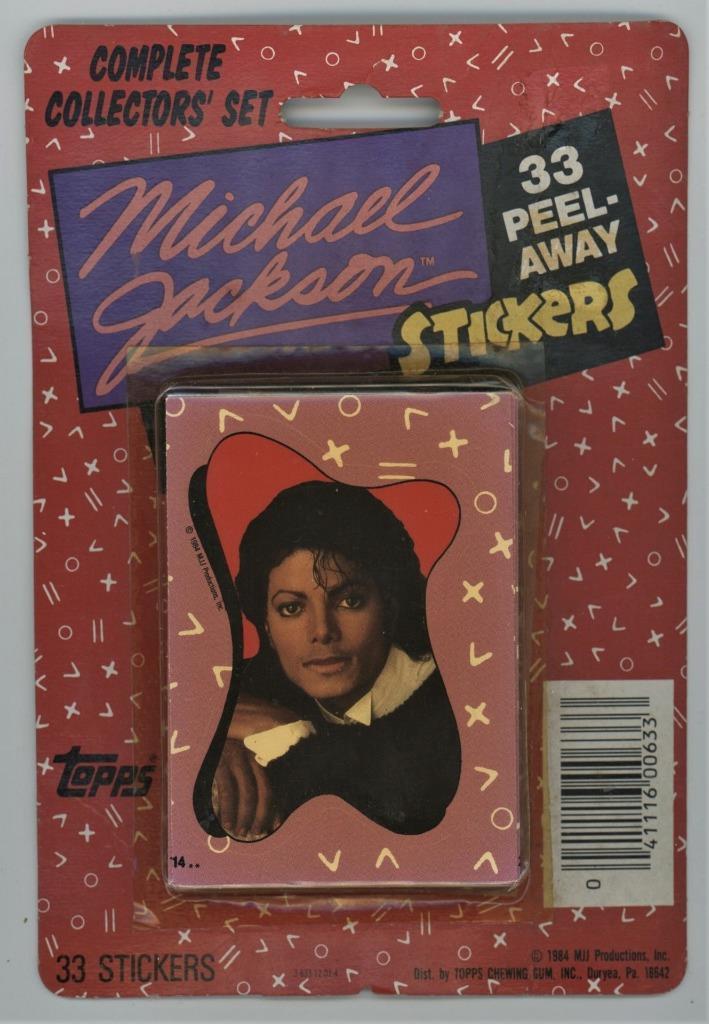 Primary image for Michael Jackson complete collector's set 33 stickers